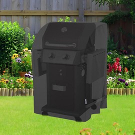 BBQ Cover - Burner Protection Cover for Outdoor | Ergonomic Adjustable All Weather Protection Companion for Fishing Hiking Picnic