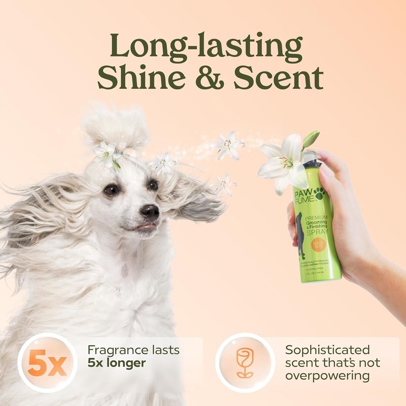 PAWFUME Premium Grooming Dog Deodorizer Perfume Spray, Long Lasting -
