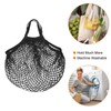 MECCANIXITY Cotton Mesh Bag, 15x13.8" Reusable Washable Mesh Net String