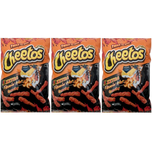 Cheetos XXtra Flamin' Hot Crunchy - 8.5 Oz (3pk)