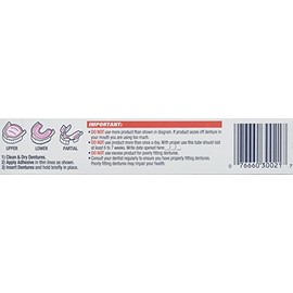 Fixodent Control calcomanía Tamaño 2z