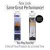 Plaid Detail Round Brush Set, 44278 (10-Piece),Black