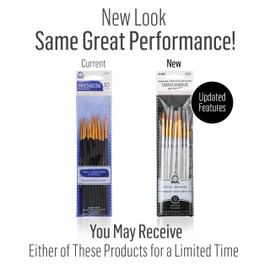 Plaid Detail Round Brush Set, 44278 (10-Piece),Black