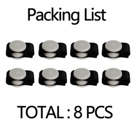 8PCS Oxygen Tube Holder for Glasses，Oxygen Nasal Cannula Clips for Ear Protection，Elastic and Retractable Oxygen Tube Clips for Glasses，Nasal Cannula Holder