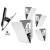 1InTheOffice Strong Magnetic Metal Clips, Heavy Duty Metal Magnetic Clips