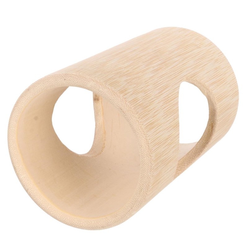 VILLFUL Bamboo Hamster Tube Safe Tasteless Pet Tunnel for Chewing