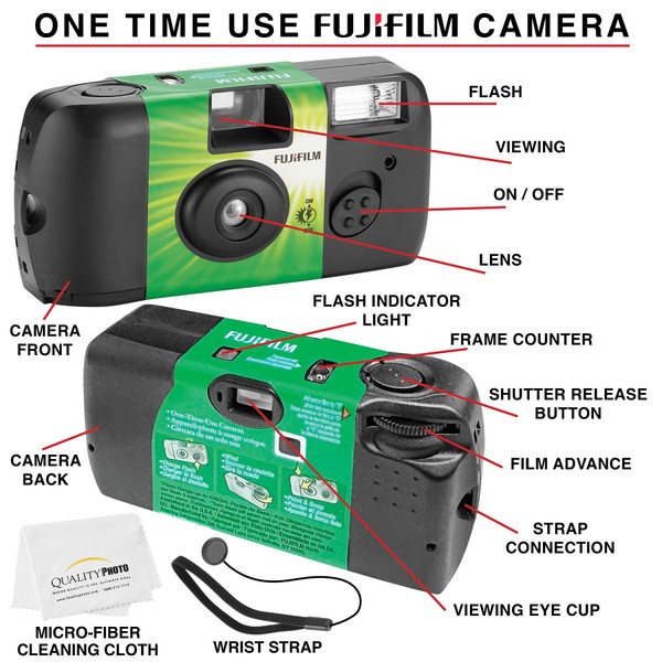 Fujifilm Fujifilm QuickSnap Flash 400 Disposable 35mm Camera (1 Pack)