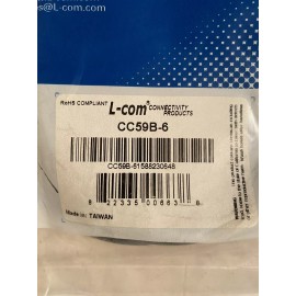 L-com CC59B-6 BNC cable (NEW) C85.
