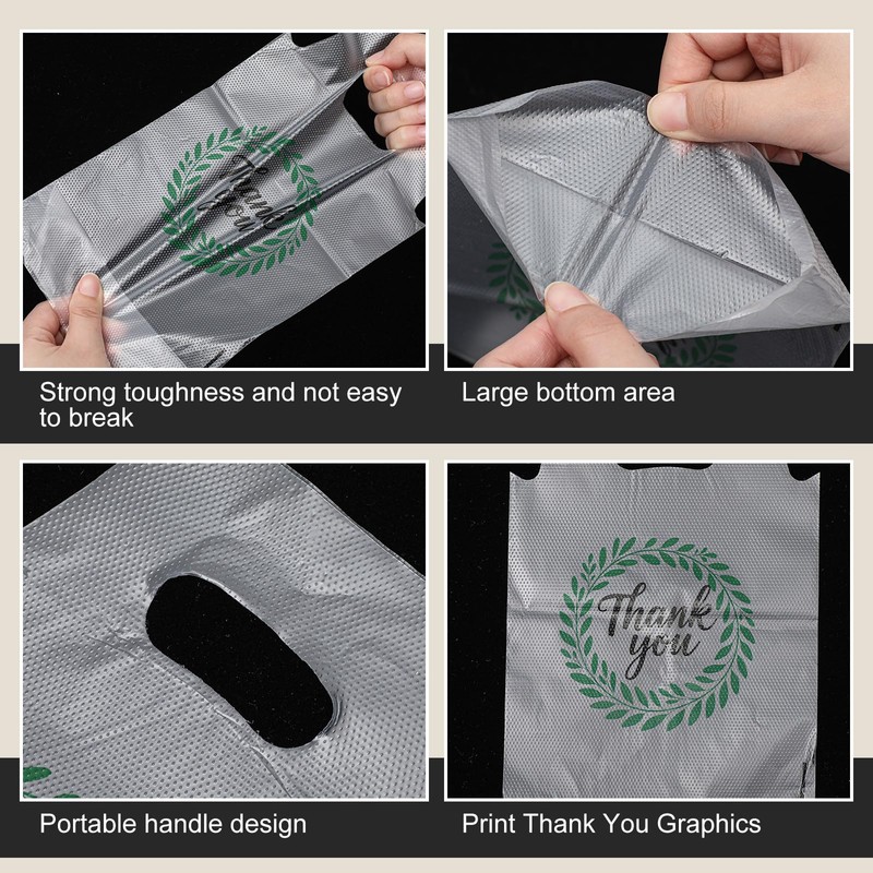 PerKoop PerKoop 500 Pcs Drink Carrier for Delivery Clear Cup