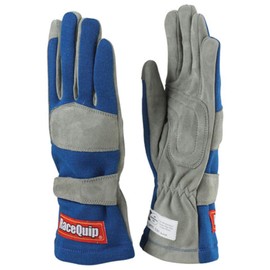 RACEQUIP/SAFEQUIP 351026 Gloves Single Layer X-Large Blue SFI