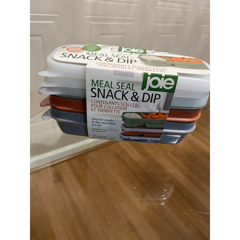 Joie Meal Meal Seal Snack & Dip Container, Set of