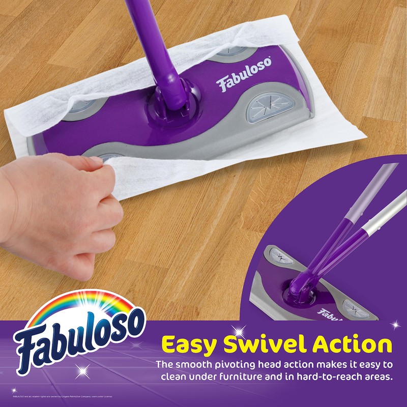 Fabuloso Dry and Wet Sweeper with Bonus 12 Dry Cleaning