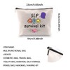 WCGXKO SLP Survival Kit Speech Therapist Gift Zipper Pouch Makeup
