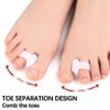 8 Stück Zehenspreizer, Hallux Valgus Korrektur, Hammerzehen Korrektur, Hallux Valgus