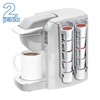STORAGENIE Coffee Pod Holder Side Mount K Cup Pods Dispenser