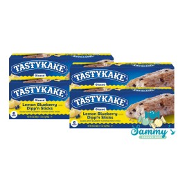 Tastykake Glazed Lemon Blueberry Dipp’n Sticks 4 Boxes