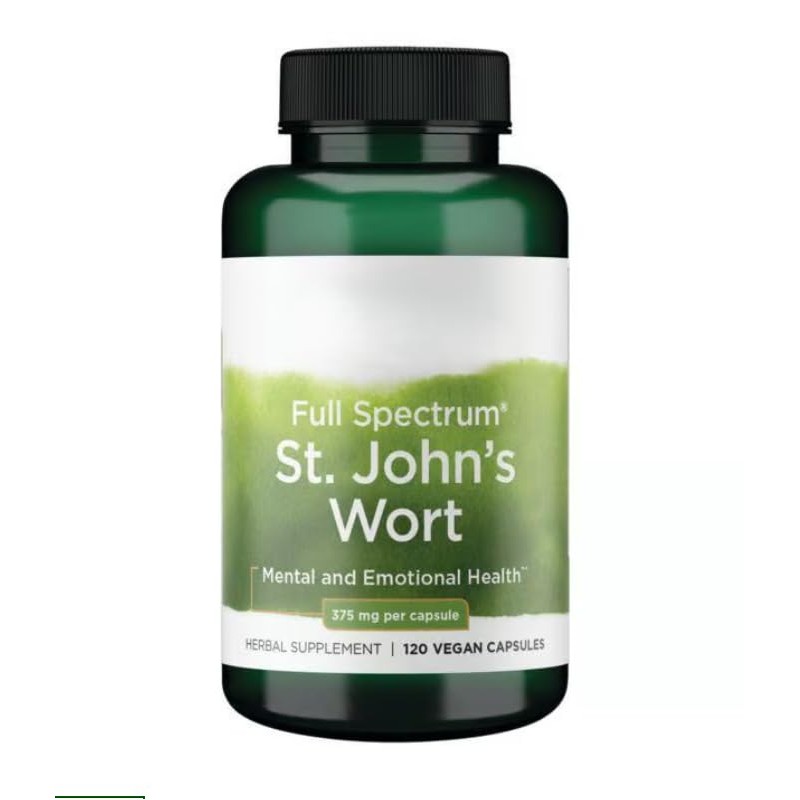Full Spectrum St.JohnsWort, 375mg, 120 Vegan Capsules
