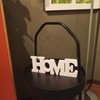 Wooden Blocks Wall and Table Top Decor: Freestanding Letter HOME