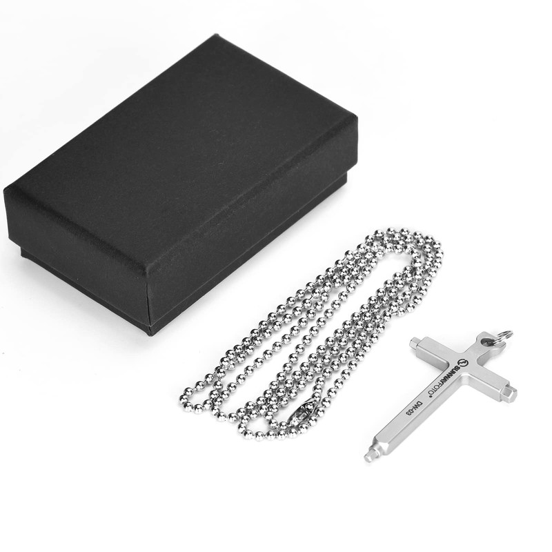 SUNWAYFOTO DW-03 Hex Key Wrenches Stainless 2.5/3/4mm Steel Cross necklace