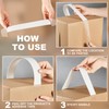 Frienda 25 Pcs 30 Pounds Carry Load Adhesive Carry Handle