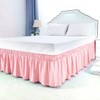 PiccoCasa Elasticated Bed Skirt Ruffled Bed Base Wrap Around Bed
