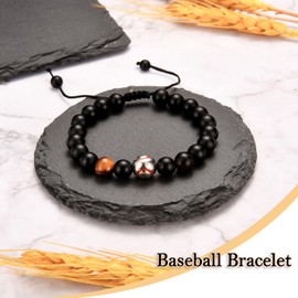 EFVISD First Day of School Bracelet Gifts for Boys First Day of Kindergarten Preschool Pre k 1st 2nd Grade Baseball Bracelet Back to School Gift Bracelet for Son Grandson Nephew Brother Boy