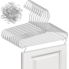 Beeveer 10 Pack Cabinet Door Painting Hanger 14.57 x 5.24 in Door Painting Brackets with 50 Pcs Zinc Plated Metal Screw-in Cup Hooks Paint Drying Rack Panels Rack Painter Tools DIY (Silver)