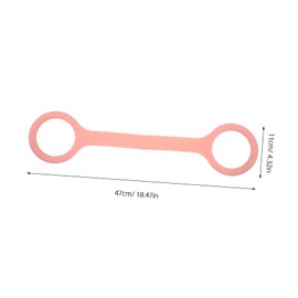 Mikinona Puller Exercise Tube Band Elastic Exercise Bands Shoulder Stretch Bands Elastic Bands for Exercise Fitness Resistance Band Resistance Bands Weight Training Silica Gel Pink