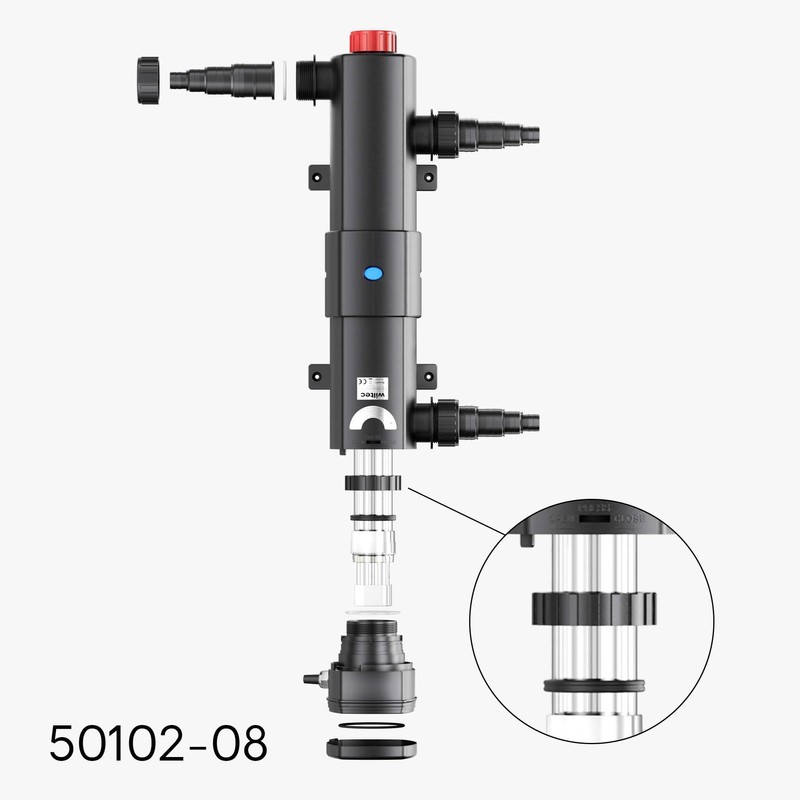 Spare Part SunSun CUV-236 Quartz Glass-Clamp Screw A 36W Clarifier