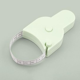 Cinta métrica para el cuerpo, cinta métrica telescópica automática de 59 pulgadas (verde)