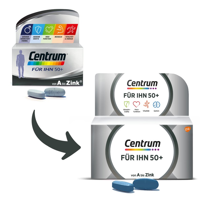 Centrum For Men 50 +, 60 Pieces