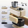 Pontoon Cup Holder, Stainless Steel Double Drink Holder with Side