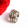 Spinner Band Rings, Anxiety Ring for Meditaion, 925 Sterling Silver