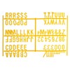 "3/4" Letter Set - (540 characters) Yellow"