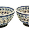 Bunzlauer Multi-Purpose Bowls 13.5 cm Ribbed Set of 2 (Leonie