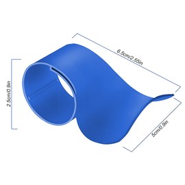 Motorcycle Throttle Assist Wrist Speed Regulator Motorcycle Cylinder Wrist Rest Cruise Control Accelerator Handlebar Grip for All 7/8" Grips (Blue)