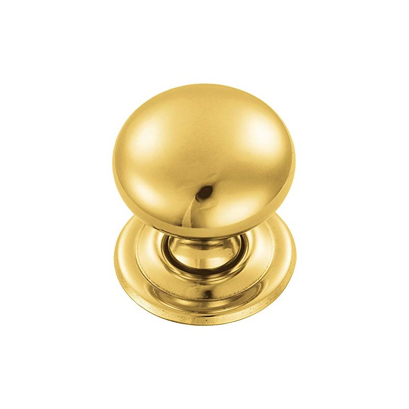 Carlisle Brass FTD1265C FTD Hollow Victorian KNOB 38MM, Polished Brass,