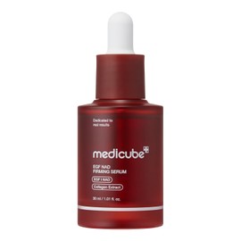 medicube NAD EGF Suero reafirmante para cara y cuello | Suero antienvejecimiento con péptido EGF, NAD+ y colágeno | Apariencia de arrugas, elasticidad y cuidado de los poros | Cuidado de la piel