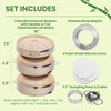 Dumpling Bamboo Steamer 10 Inch 2 Tier Wooden Basket With