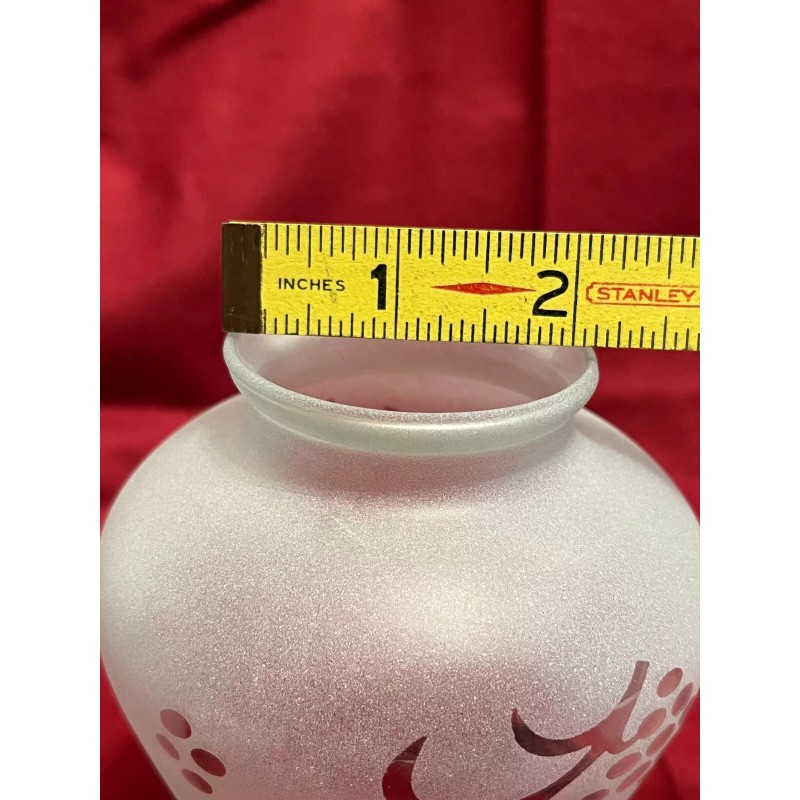 Westinghouse Pair of Westinghouse Frosted etched grape Glass Shade, 4-1/4"D