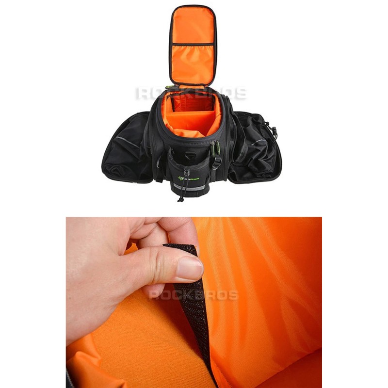 Rockbros MTB Large Cycling Bag Carrier Bag Rear Pack Trunk