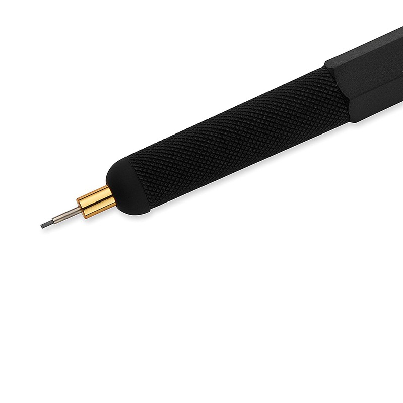 rOtring 800 Retractable Metal Mechanical Pencil, 0.5mm, Black Barrel, Perfect