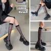 Getrays Women's High Socks, 3-Pair Set, Sheer, Breathable, Sheer Socks