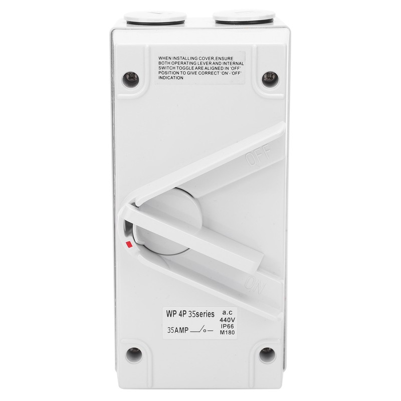 Waterproof Isolation Switch 3‑Phase 4‑Stage Dustproof Manual Industrial SuppliesCF-4P35A