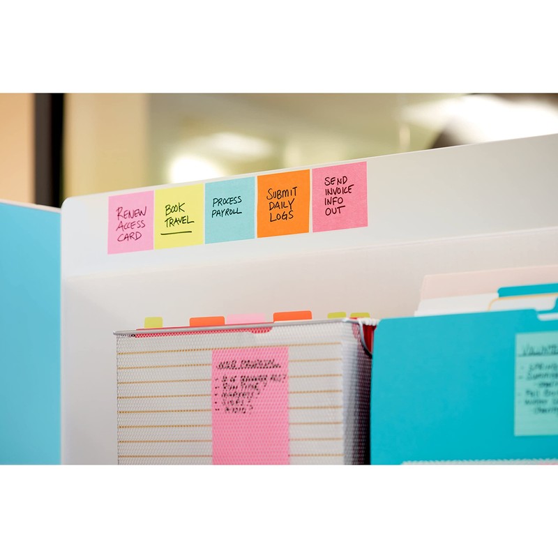 Post-it Super Sticky Notes, 3x3 in, 4 Pads, 2x the