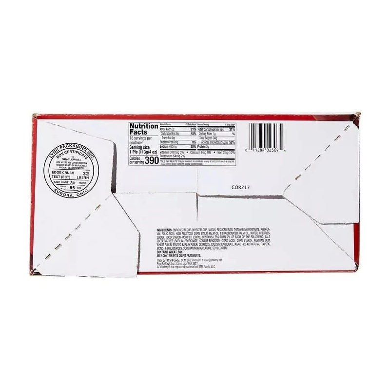 JJ's Bakery 2 PACK - JJ's Bakery Lightly Glazed Cherry