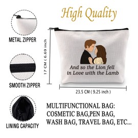 Twilight Inspired Gift and So The Lion Fell in Love with The Lamb Twilight Cosmetic Bag Bella Edward Vampire Gift, And So The Lion B Eu