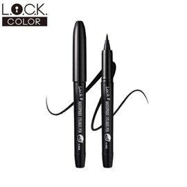 LOCK COLOR Lock It Waterproof Eyeliner Pen 0.6g, Color:01 Black