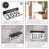 House Numbers Address Plaques For Houses Solar Powered, 3000K Warm