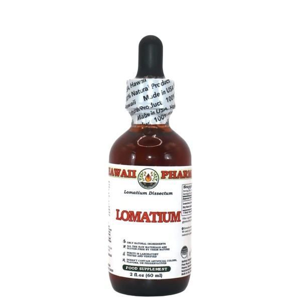 Lomatium (Lomatium Dissectum) Trockenwurzel ALKOHOLFREIER Flüssigextrakt Glyzerit 60 ml